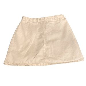 GAP Fit & Flare Casual Soft White Skirt